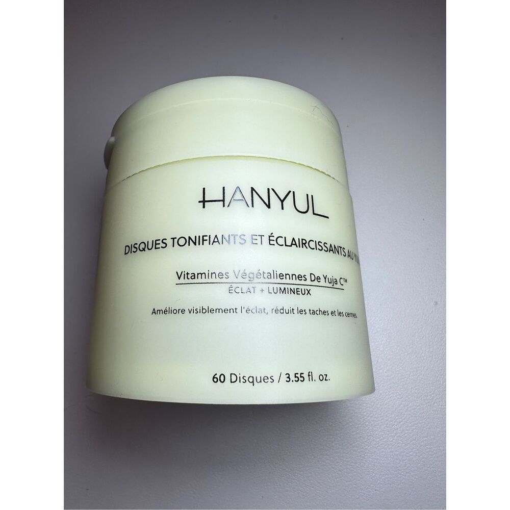 Hanyul Yuja Brightening Toner Pads with Vitamin C and Niacinamide 60 pads